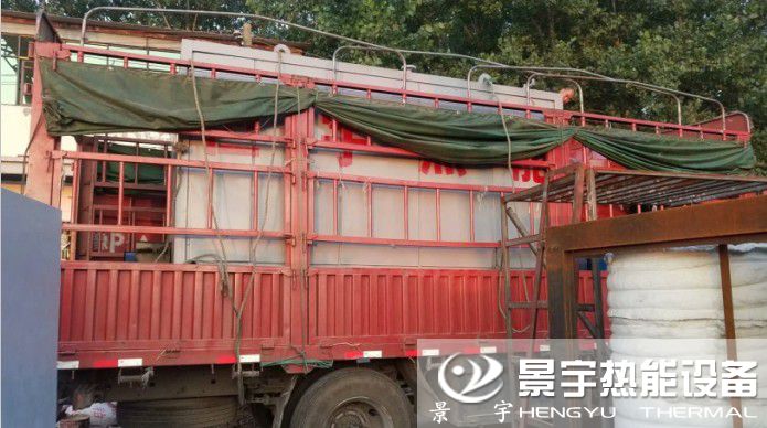 2噸生物質鍋爐發貨現場